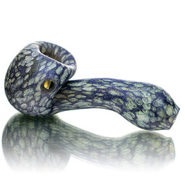 Stone Tech Glass 4" Blue Stonelock Dry Pipe by STG Stone Tech Glass