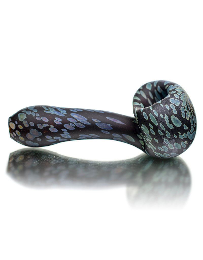 Stone Tech Glass 4" Black Stonelock Dry Pipe by STG Stone Tech Glass