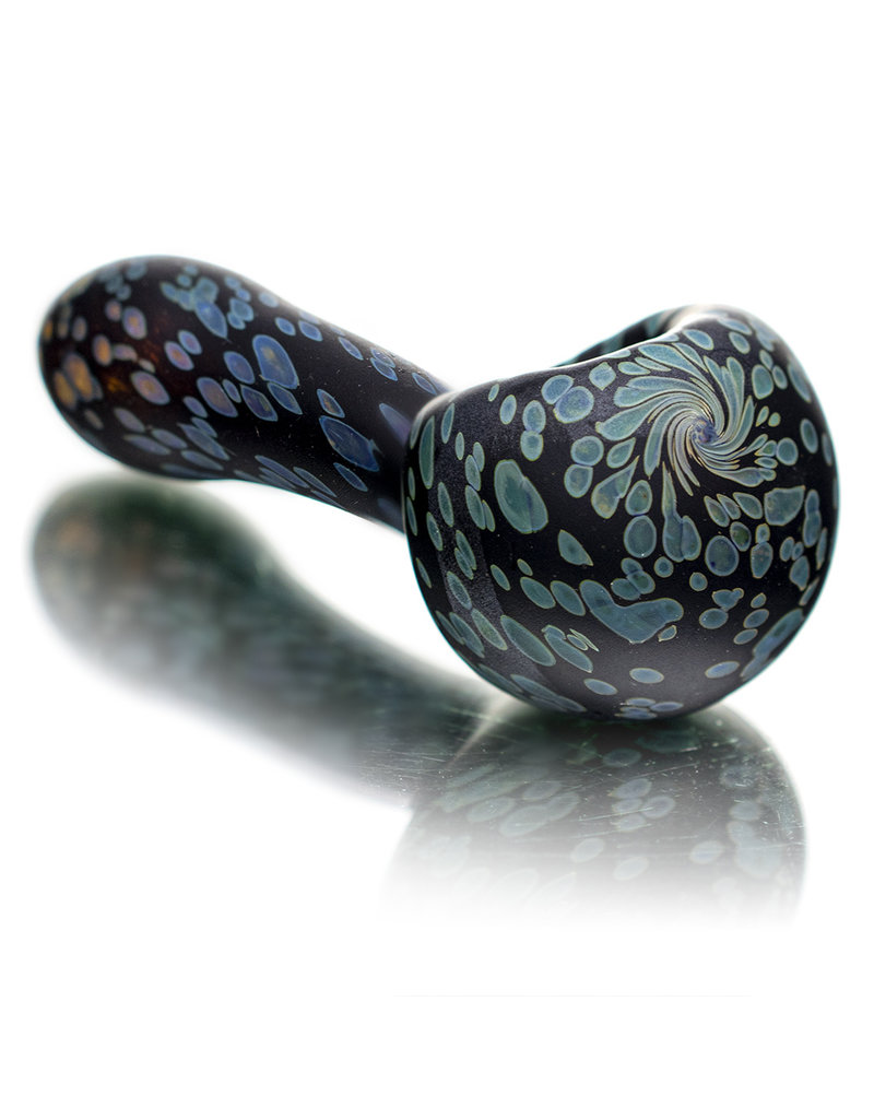 Stone Tech Glass 4" Black Stonelock Dry Pipe by STG Stone Tech Glass