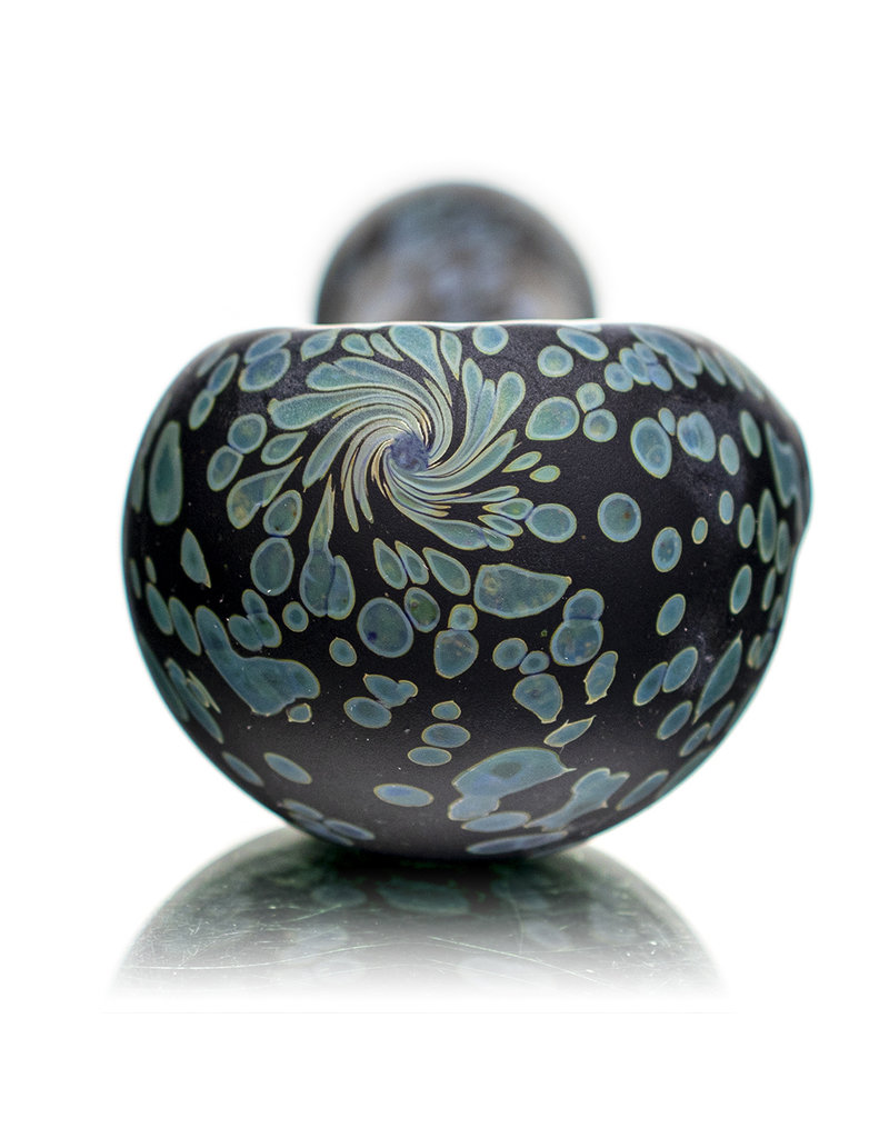 Stone Tech Glass 4" Black Stonelock Dry Pipe by STG Stone Tech Glass