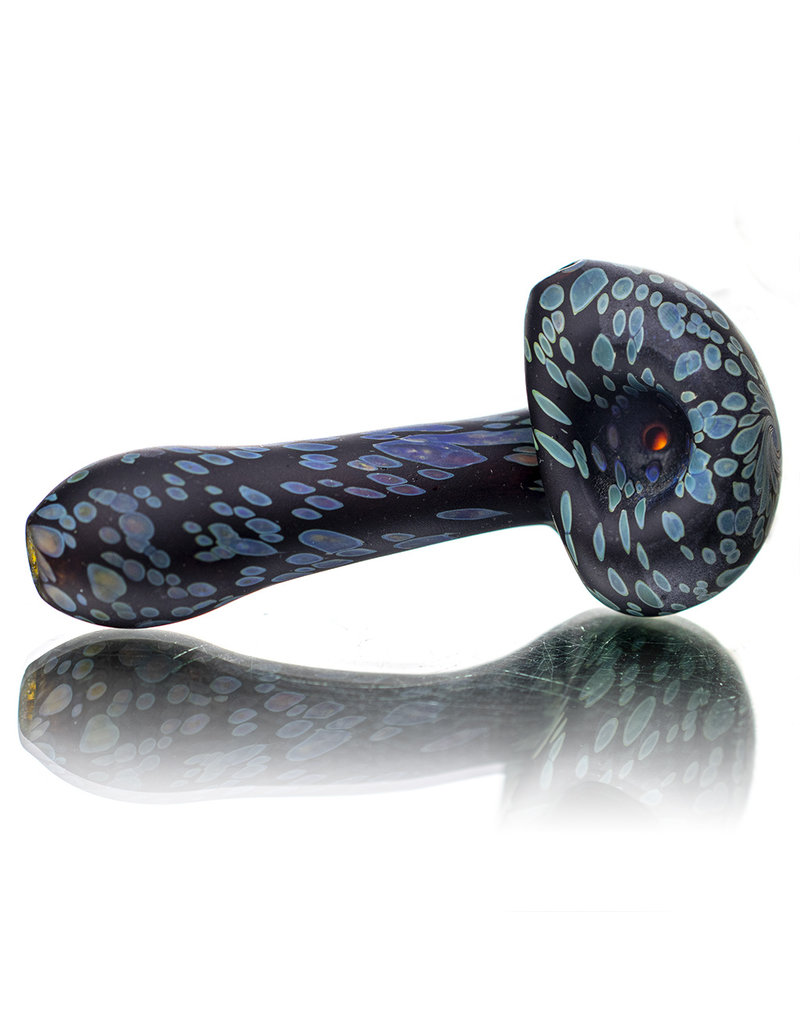 Stone Tech Glass 4" Black Stonelock Dry Pipe by STG Stone Tech Glass