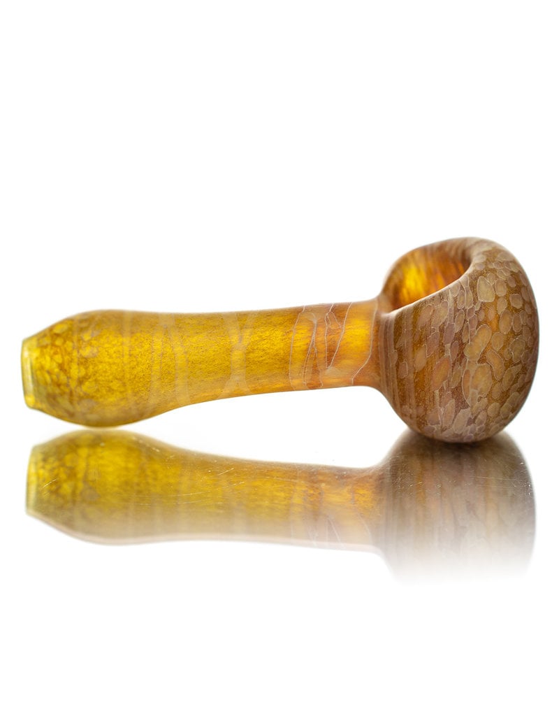 Stone Tech Glass 4" Yellow Marble Stonetech Dry Pipe  STG Stone Tech Glass