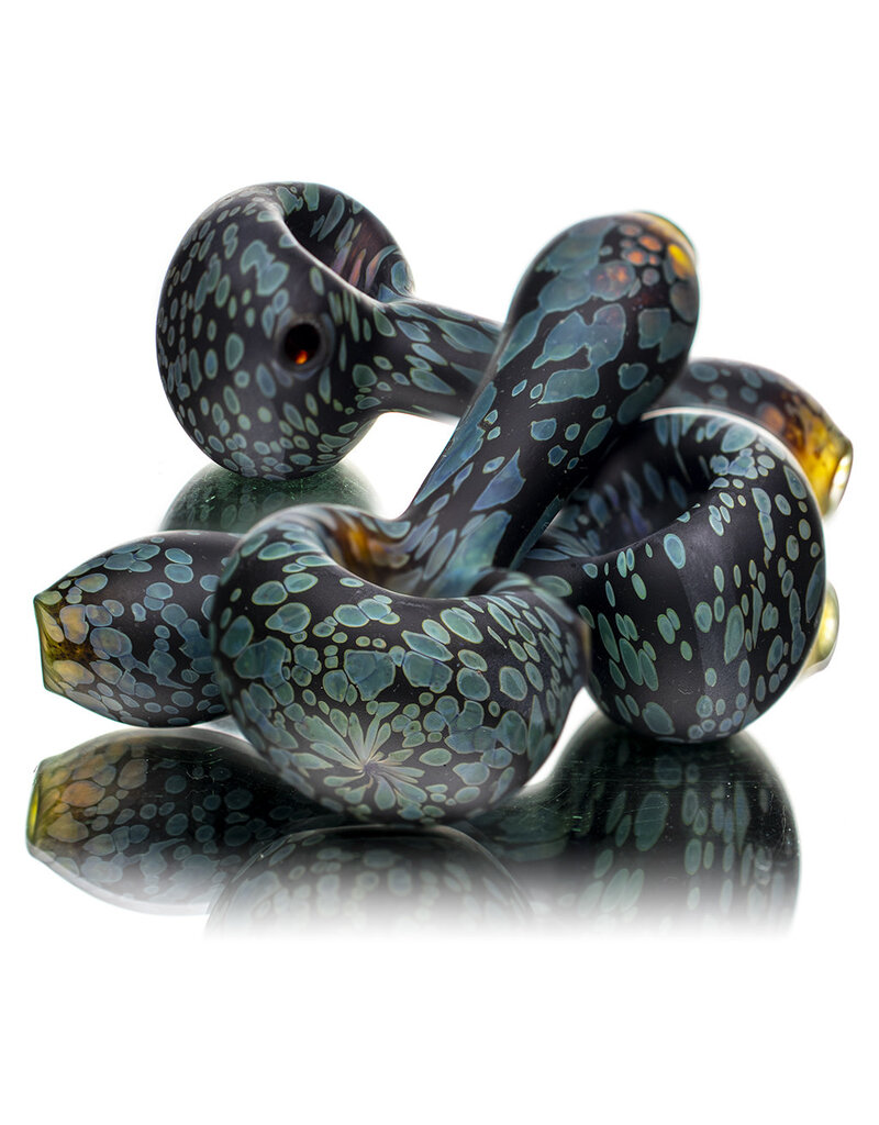 Stone Tech Glass 4" Black Stonetech Dry Pipe by STG Stone Tech Glass