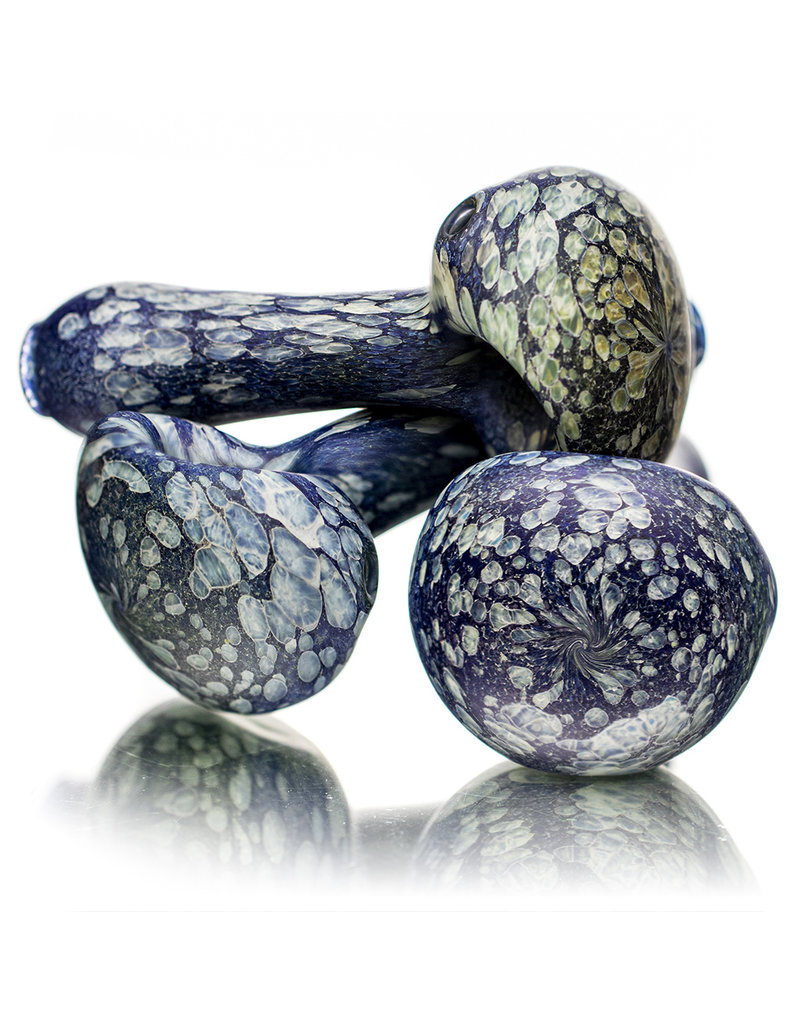 Stone Tech Glass 4" Blue Classic Stonetech Dry Pipe by STG Stone Tech Glass