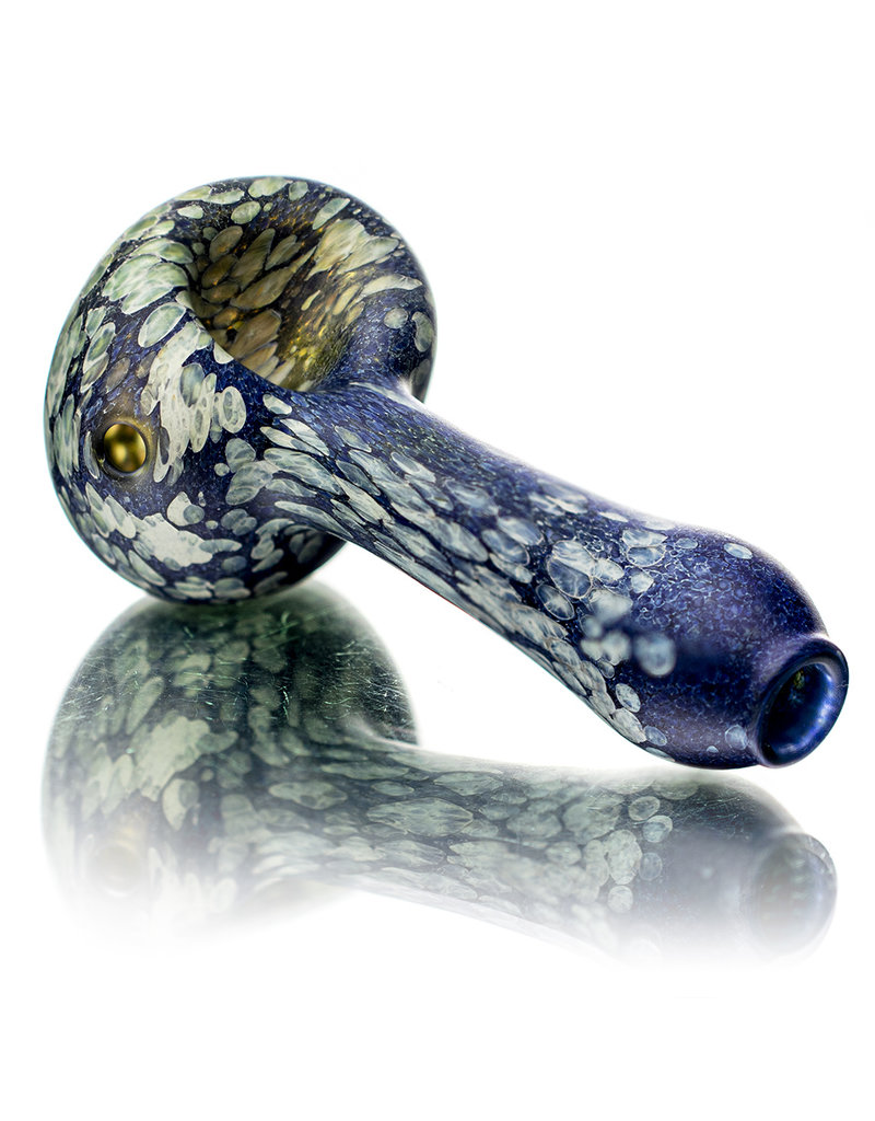 Stone Tech Glass 4" Blue Classic Stonetech Dry Pipe by STG Stone Tech Glass