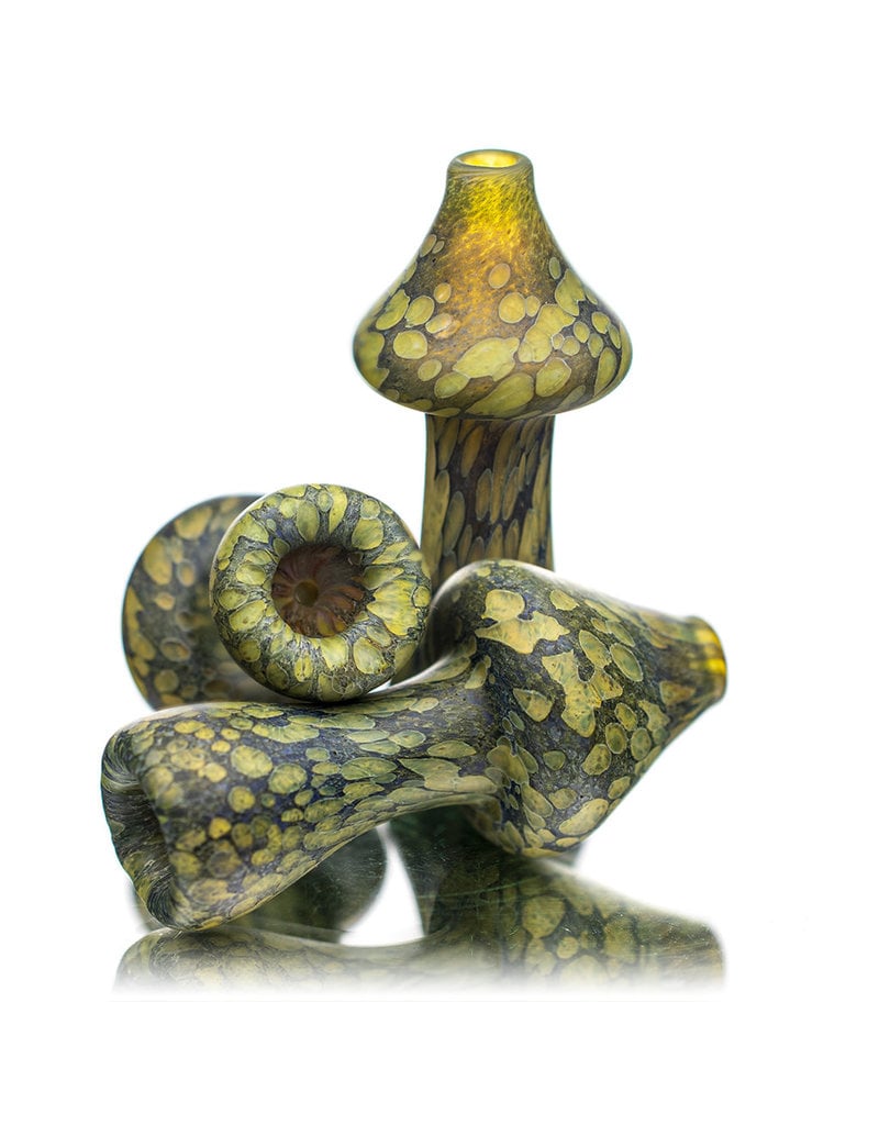 Stone Tech Glass 3" Classic Stonetech Mushroom Chillum by STG Stone Tech Glass