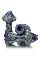 Stone Tech Glass 3" Blue Stonetech Mushroom Chillum by STG Stone Tech Glass