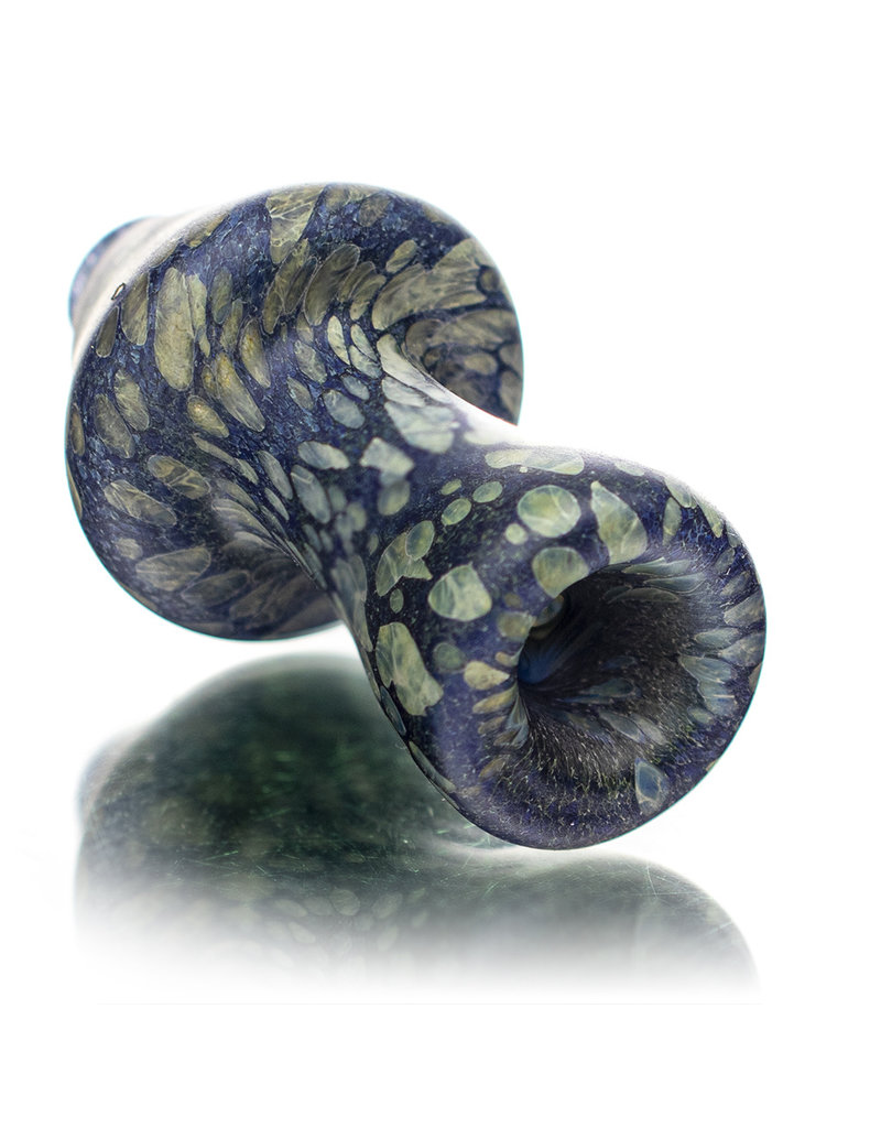 Stone Tech Glass 3" Blue Stonetech Mushroom Chillum by STG Stone Tech Glass
