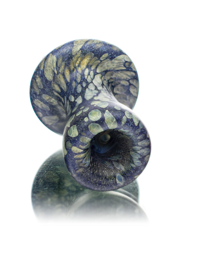 Stone Tech Glass 3" Blue Stonetech Mushroom Chillum by STG Stone Tech Glass