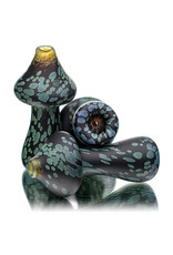 Stone Tech Glass 3" Black Stonetech Mushroom Chillum by STG Stone Tech Glass