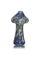 Stone Tech Glass 3" Blue Stonetech Mushroom Chillum by STG Stone Tech Glass