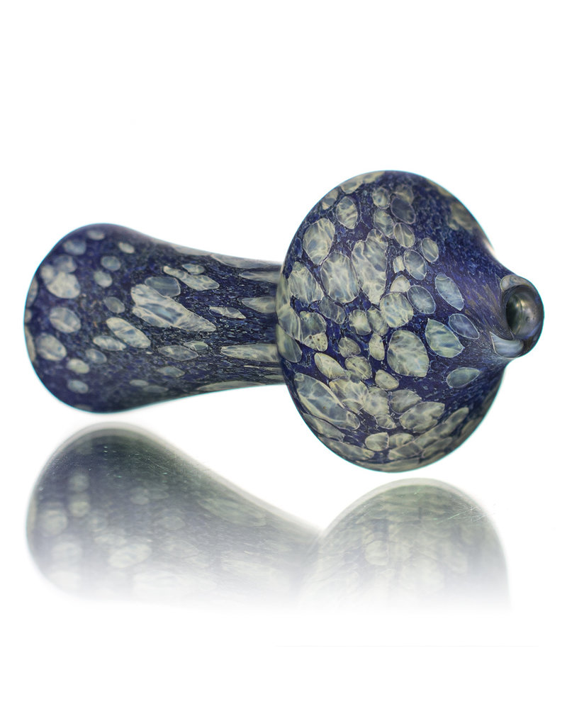 Stone Tech Glass 3" Blue Stonetech Mushroom Chillum by STG Stone Tech Glass