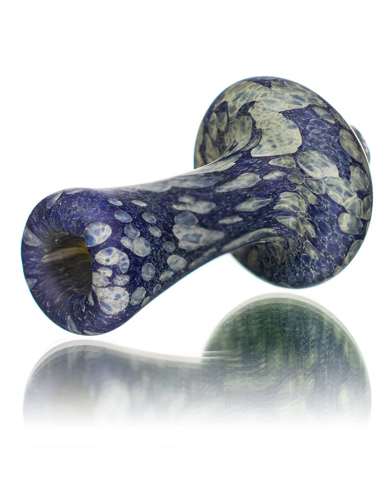 Stone Tech Glass 3" Blue Stonetech Mushroom Chillum by STG Stone Tech Glass