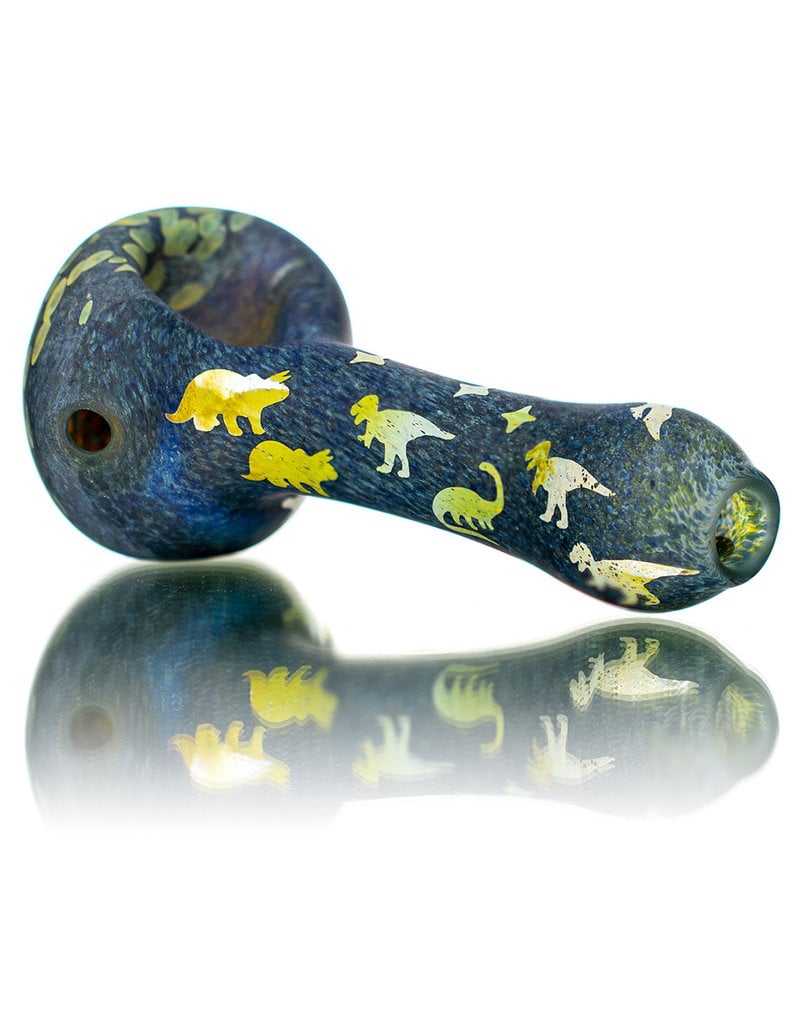 Stone Tech Glass 4" Classic Scenic Pre Historic Stonetech Pipe by STG Stone Tech Glass