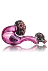 KGB Glass Strawberry Frosted Donutlock (N) by KGB Glass