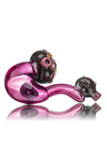 KGB Glass Strawberry Frosted Donutlock (N) by KGB Glass