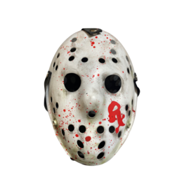 F5.13 (6) Wearable Blood Splatter Jason Voorhees Mask by Uncle Boogieman