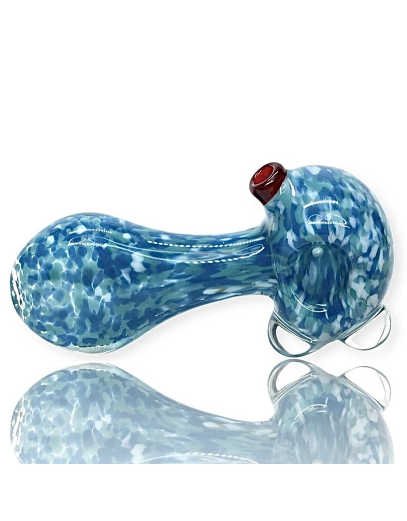 Inner Vision Glass ISO Light Blue Multi Frit Pipe by Inner Vision Glass