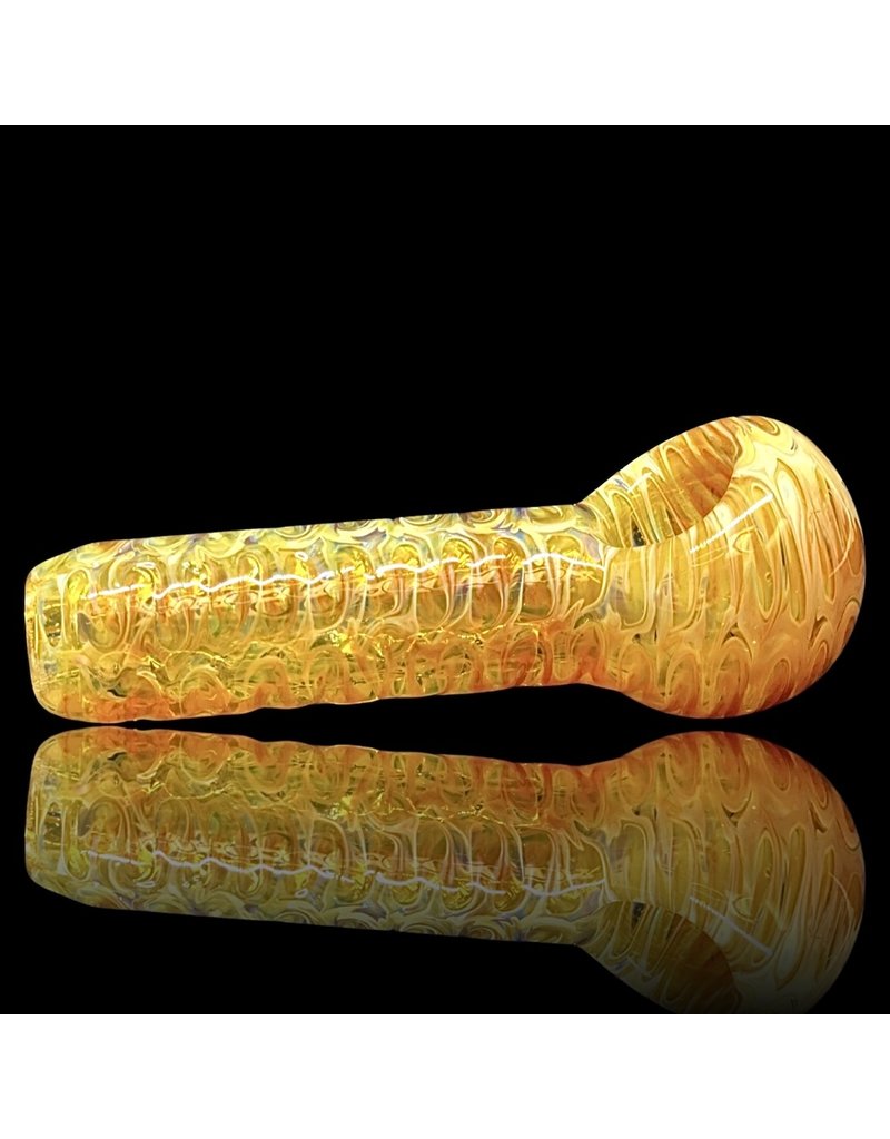 Jellyfish Glass Yellow Micro Stubby Pipe by Jellyfish