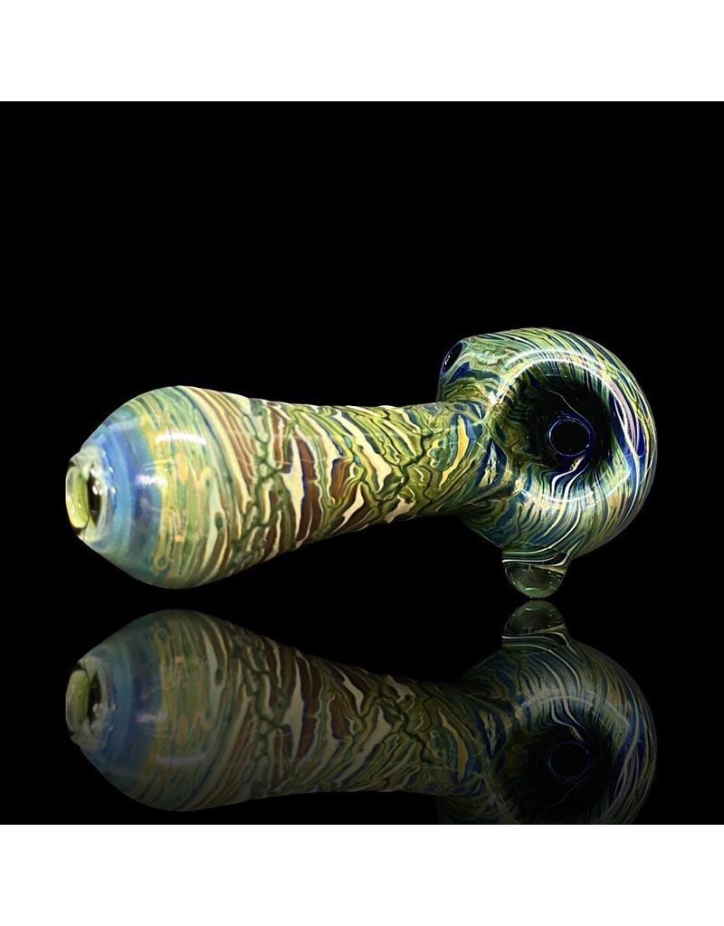 Jellyfish Glass Marble Fume Chaos Pipe by Jellyfish Glass