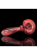 Glass by Jacs Red Marble Blow In Maria Pipe from Glass by Jacs