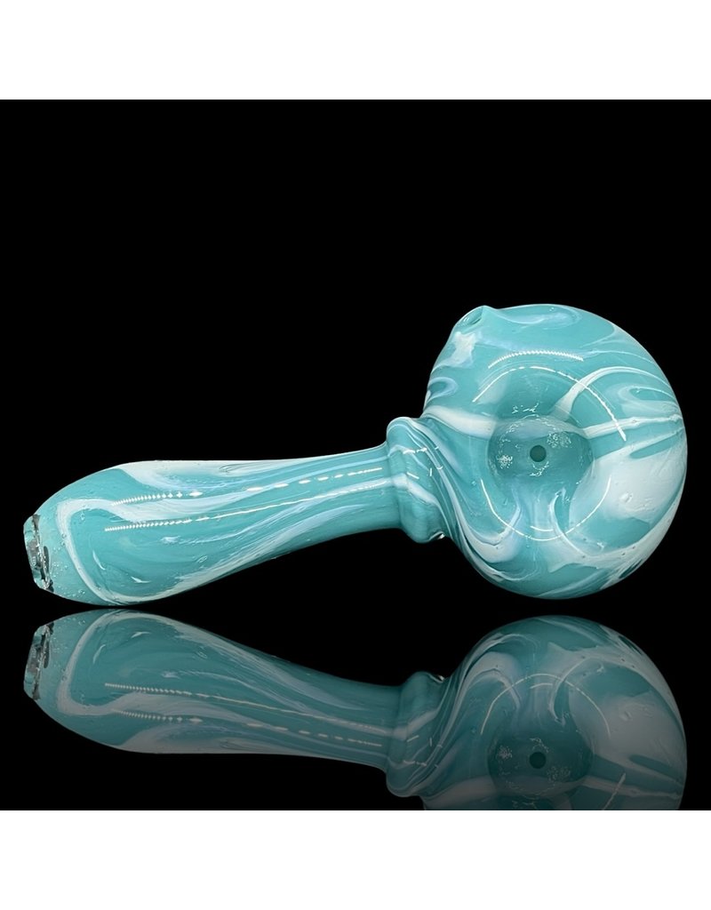 Glass by Jacs Blue Marble Blow In Maria Pipe from Glass by Jacs