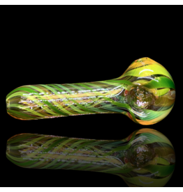 24k Green Line Gold Fume Pipe