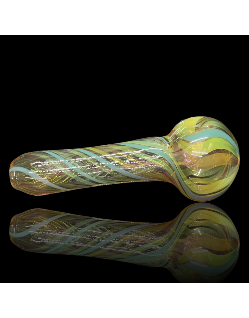 24k Blue Line Gold Fume Pipe by RG