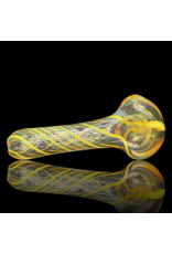 24k Yellow Line Gold Fume Pipe by RG