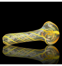 24k Yellow Line Gold Fume Pipe