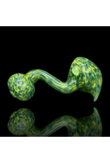 Mike O'Conner ISO Green Yellow Mixed Frit Lollipop Sherlock by Mike O Connor