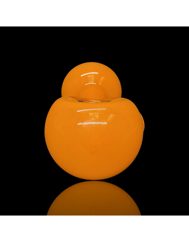 Mike O'Conner ISO Orange Frit Lollipop Pipe by Mike O Connor