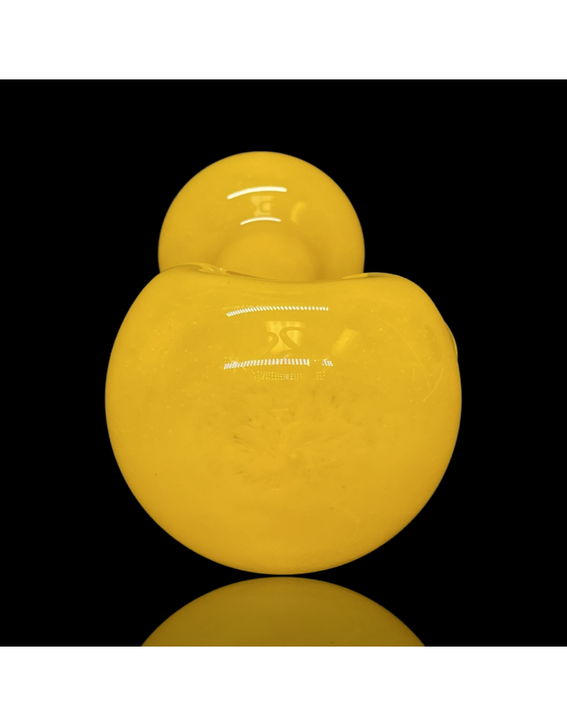 Mike O'Conner ISO Yellow Frit Lollipop Pipe by Mike O Connor