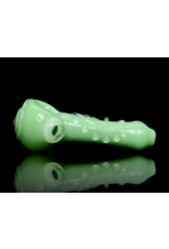 Koy Glass Mint Scroll Pipe by Koy Glass