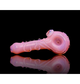 Koy Glass Pink Decorated Pipe