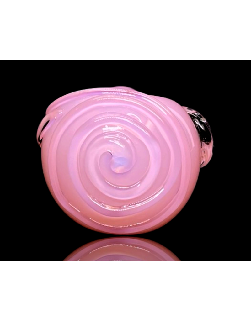 Koy Glass Pink Decorated Pipe by Koy Glass