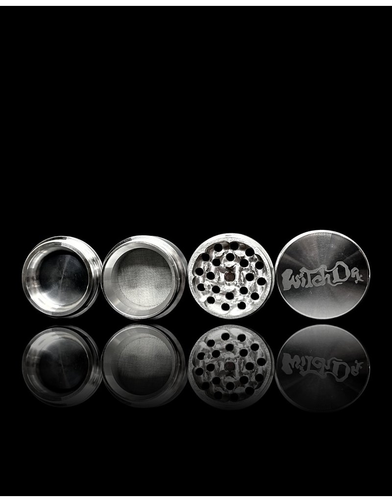 Witch DR Witch Dr Silver 2.5" 4 Piece Grinder