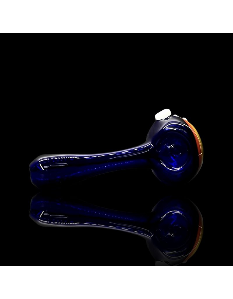 Jellyfish Glass Cobalt Big Love Rainbow Pipe by Jellyfish