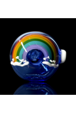 Jellyfish Glass Light Cobalt Big Love Rainbow Pipe by Jellyfish