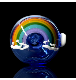 Jellyfish Glass Light Cobalt Big Love Rainbow Pipe