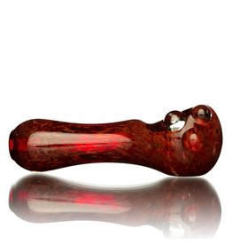 Witch DR SOLD Witch DR Dragon's Blood Inside Out Frit Hand Pipe by Treso Queso