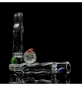 Clear Honeycomb Chillum