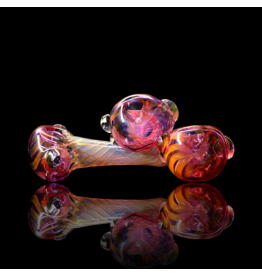 Koy Glass Fume and Color Twist Pipe (A)