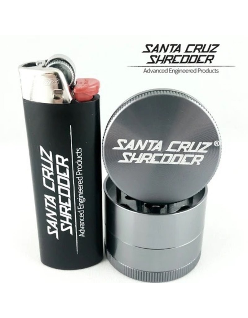 Santa Cruz Shredder SCS Sm 4 Piece Grinder Grey Santa Cruz Shredder