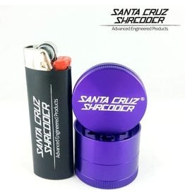 Santa Cruz Shredder SCS Sm 4 Piece Grinder Purple Santa Cruz Shredder