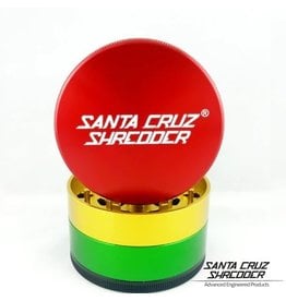 Santa Cruz Shredder SCS 4 Piece LARGE Rasta Grinder by Santa Cruz Shredder