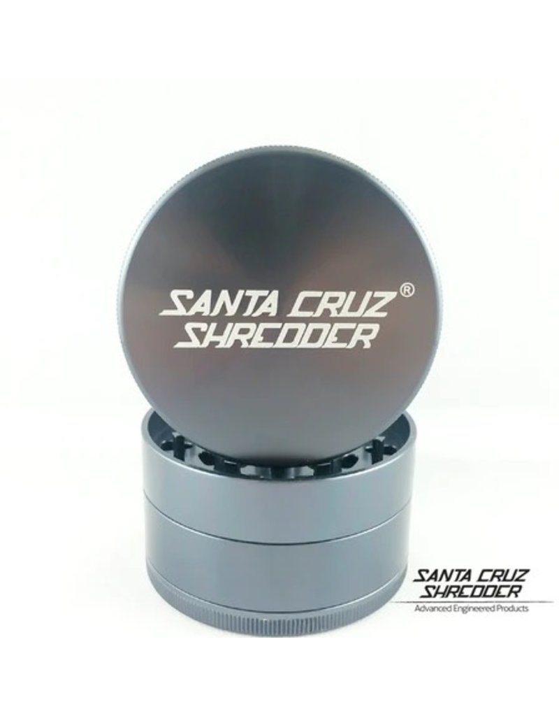 Santa Cruz Shredder SCS 4 Piece LARGE Grey Grinder by Santa Cruz Shredder