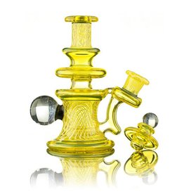 Snafu SOLD Snafu Terps String Theory Single Mini Dab Rig w/ Matching Carb Cap