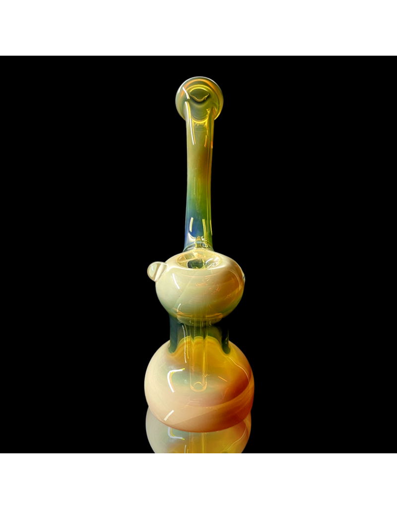 Fume Upright Push Bubbler by Chris Drags