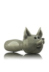 Tammy Baller Tammy Baller Wolf Glass Spoon Hand Pipe